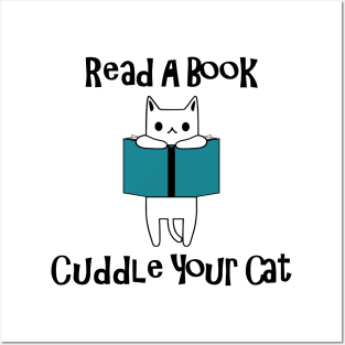 Read Book Cuddle Cat Posters and Art